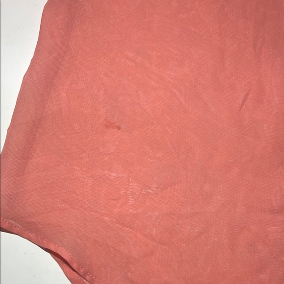 Wet Seal Pink 3/4 Sleeve Button Down layer Blouse - Picture 7 of 10